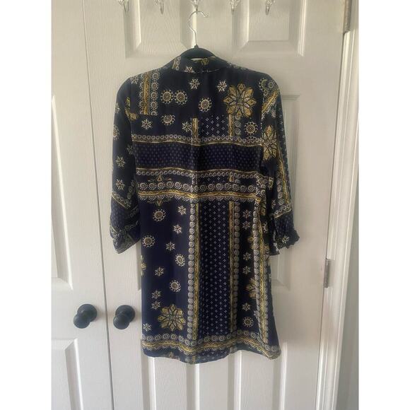 Only ASOS Paisley Button Shirt Dress Size 6 - Picture 7 of 9